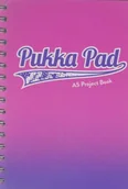 Zeszyty szkolne - Pukka Pad Project Book Fusion A5 200 w kratkę różowy 8412 - miniaturka - grafika 1