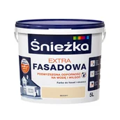 Farby wewnętrzne - Śnieżka Extra Fasadowa Farba do fasad i elewacji beżowa 5 L - miniaturka - grafika 1