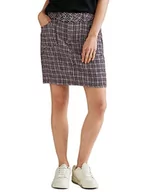 Spódnice - Street One spódnica damska w kratkę, Deep Blue, 36W - miniaturka - grafika 1