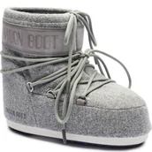 Śniegowce damskie - Moon Boot Śniegowce ICON | z dodatkiem skóry - miniaturka - grafika 1