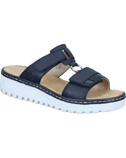 KLAPKI RIEKER - 900169-05 BLUE - Rieker - Klapki i japonki damskie - miniaturka - grafika 1