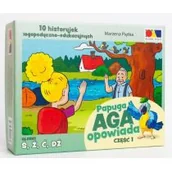 Pedagogika i dydaktyka - Historyjki obrazkowe Papuga Aga opowiada cz.1 - miniaturka - grafika 1