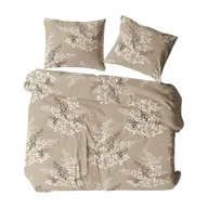 Poszewki na poduszki - Poszewka z kory 40x40 cappuccino gałązki liście Bielawa KARO - miniaturka - grafika 1