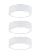 Oprawy, klosze i abażury - Zestaw opraw meblowych podszafkowych PUKK 3x3,5W 2700K - biały mat - miniaturka - grafika 1