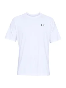 Under Armour Koszulka funkcyjny w kolorze białym - Koszulki sportowe męskie - miniaturka - grafika 1