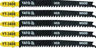 Yato brzeszczot do wyrzynarek typ t, 13-8 tpi, do drewna, 5 szt YT-3408 - Akcesoria do elektronarzędzi - miniaturka - grafika 2