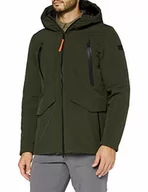 Kurtki męskie - CMP Męska kurtka Giacca Lunga Con Imbottitura Sostenibile Sorona Dupont zielony khaki-zielony (Oil Green) 50 30K3057 - miniaturka - grafika 1