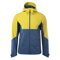 Bluzy sportowe męskie - Męski Softshell ELBRUS LANDAR M000176941 – Zielony - miniaturka - grafika 1