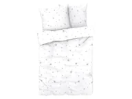 Pościel - LIVARNO home Pościel satynowa z mikrowłókna satynowego, 220 x 200 cm (Gwiazdy) - miniaturka - grafika 1