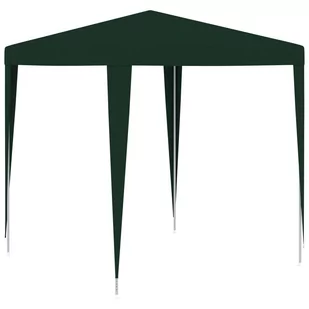 vidaXL Profesjonalny namiot imprezowy, 2x2 m, zielony - Pawilony ogrodowe - miniaturka - grafika 1