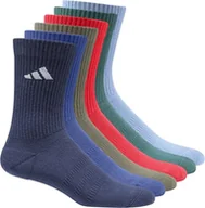 Skarpetki damskie - adidas UNISEX DOROSŁYCH PODUSZANE SKARPETY 6 PAIR OPAKOWANIE 10K-11,5K - miniaturka - grafika 1