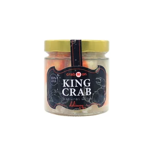 Mięso kraba Kamczatskiego w zaliewie "Crab On" słoik 400g - Konserwy i dania rybne - miniaturka - grafika 1