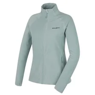 Bluzy sportowe damskie - Bluza damska Husky Aflee L Rozmiar: M / Kolor: jasnozielony - miniaturka - grafika 1
