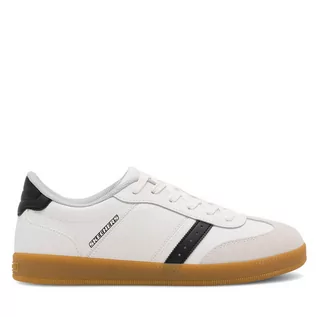Buty dla chłopców - Sneakersy Skechers 405730L WBK Biały - grafika 1