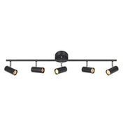 Lampy sufitowe - Markslojd Plafon LAMPA sufitowa BARCELONA 107351 natynkowa OPRAWA listwa SPOT regulowane tuby czarne 107351 - miniaturka - grafika 1