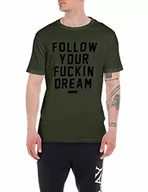 Koszulki męskie - Replay T-shirt męski, 238 Army Green, S - miniaturka - grafika 1