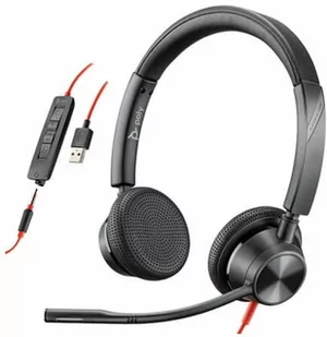 Słuchawki Poly Blackwire 3325 USB-A słuchawka z mikrofonem do PC i telefonu komórkowego (złącze USB-A/jack 3.5mm) - Akcesoria do telefonów stacjonarnych - miniaturka - grafika 1