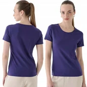 Bluzki damskie - Koszulka Damska 4F T-shirt Bluzka Bawełniana Okrągły Dekolt F1845-31S-L - miniaturka - grafika 1