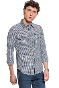 LEE WESTERN SHIRT MĘSKA KOSZULA W KRATĘ BLACK L644NL01 112115593 - Lee - Koszule męskie - miniaturka - grafika 1