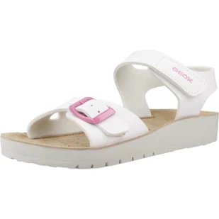 Sandały Geox Model J Sandal Costarei Gi Kolor Biały - Sandały damskie - miniaturka - grafika 1