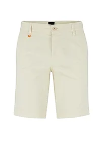 BOSS Szorty Schino-Slim, męskie szorty ST Slim-Fit ze stretchu bawełny o średniej wysokości w pasie, Light Beige277, 31 - Spodenki damskie - miniaturka - grafika 1