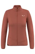 Bluzy damskie - Salewa Bluza trekkingowa damska Puez Rocca PL Women czerwona 38_M - miniaturka - grafika 1
