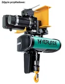 Wciągarki - Elektryczna wciągarka łańcuchowa hakowa z elektrycznym wózkiem (udźwig: 1000 kg, wysokość podnoszenia: 6 m, szerokość profilu: 58-200 mm) 33981651 - miniaturka - grafika 1