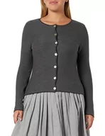 Swetry damskie - BERWIN & WOLFF TRACHT FOLKLORE LANDHAUS Damski kardigan z dzianiny, szary, 42 - miniaturka - grafika 1