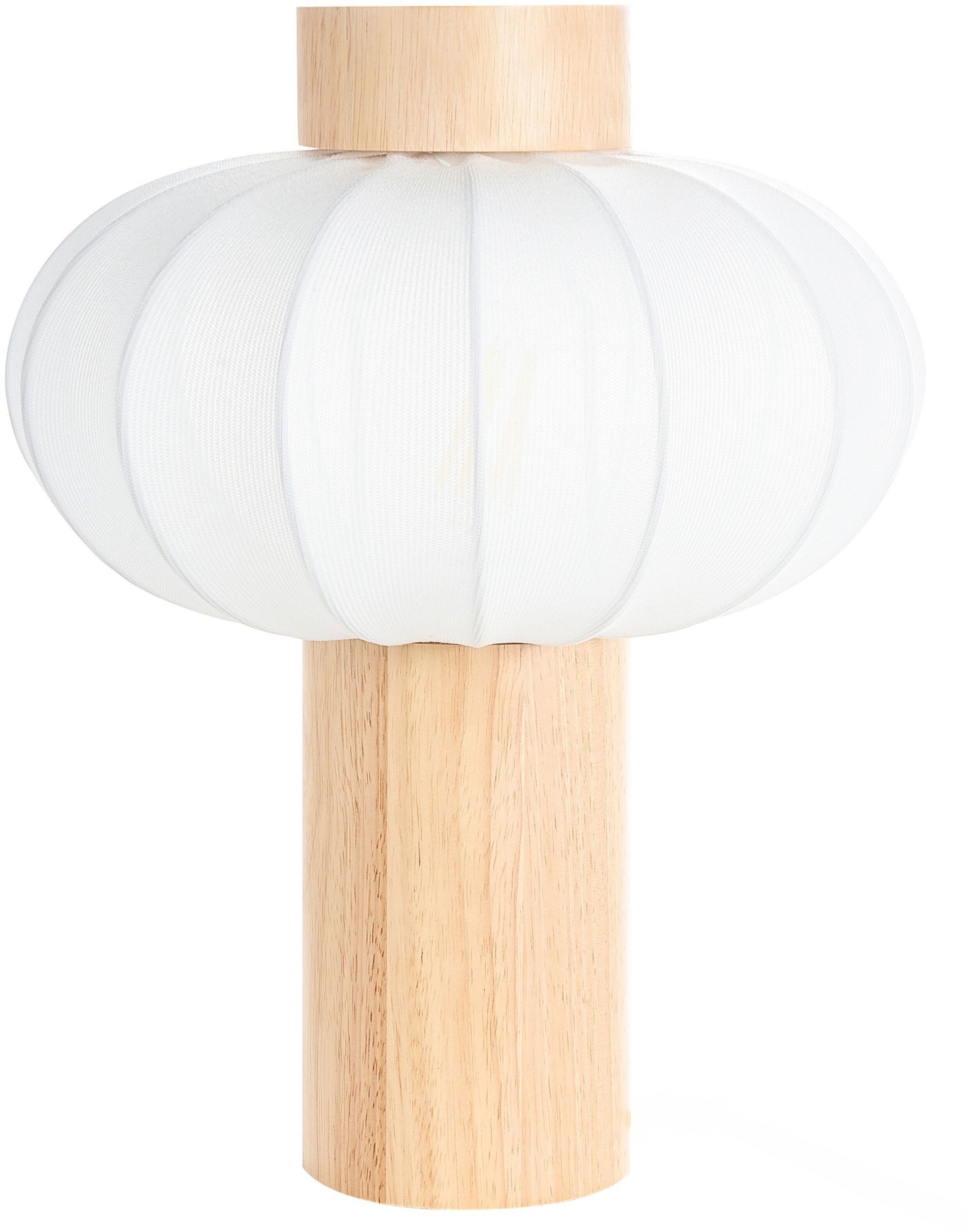 Lampa stołowa Beliani ABENS Drewno Jasnobrązowy