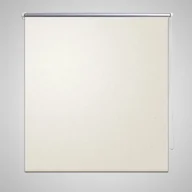 Rolety - vidaXL Roleta okienna zaciemniająca ciemna biel 160 x 175 cm - miniaturka - grafika 1