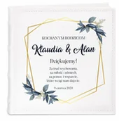 Albumy fotograficzne - Album na zdjęcia z nadrukiem dla rodziców jako podziękowanie ślubne - miniaturka - grafika 1