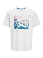 Koszulki męskie - Jack & Jones Koszulka "Colton" w kolorze białym - miniaturka - grafika 1