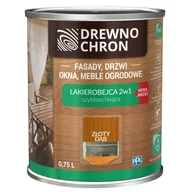 Farby i impregnaty do drewna - Drewnochron Lakierobejca 2w1 dąb złoty 0,75 l - miniaturka - grafika 1