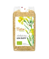 Zdrowa żywność - Siemię lniane złote - len złocisty BIO 500g BATOM - miniaturka - grafika 1