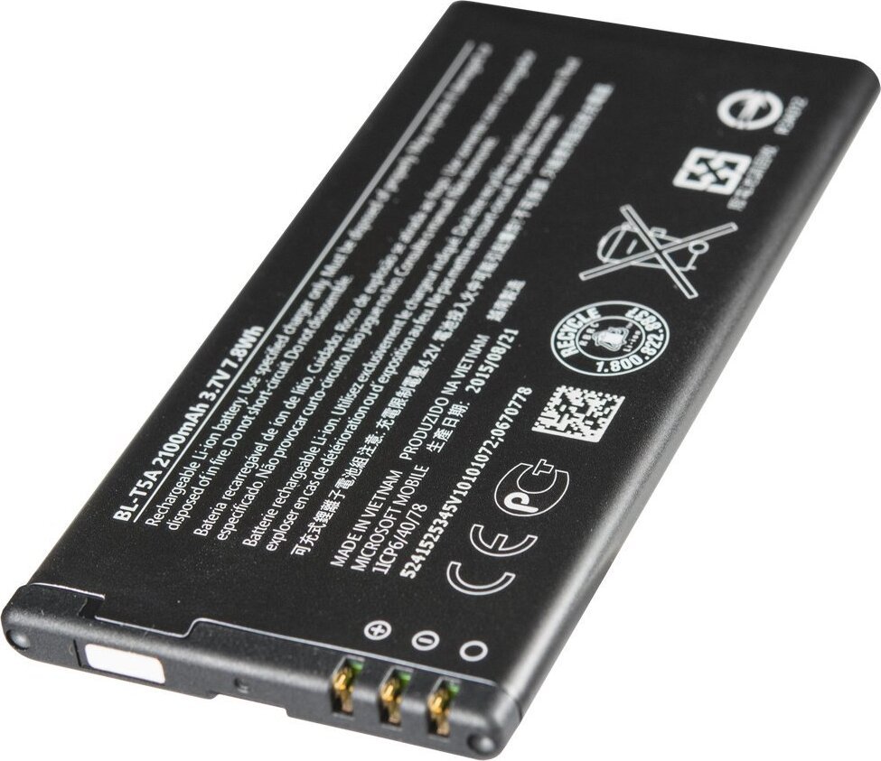 Bateria telefonu Nokia 1 x litowo-jonowa 2220 mAh