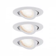 Oprawy, klosze i abażury - Paulmann 92985 reflektor wpuszczany 3 x 6W, biały - miniaturka - grafika 1
