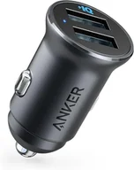 Ładowarki samochodowe - Anker 320 Ładowarka Samochodowa 24W 2X Usb-A Mini Led - miniaturka - grafika 1