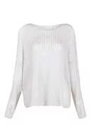 Swetry damskie - ocy Sweter damski 82733656, biały, XS/S, biały, XS-S - miniaturka - grafika 1