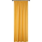 Zasłony - Zasłona Oxford musztardowa 140 x 260 cm na taśmie - miniaturka - grafika 1