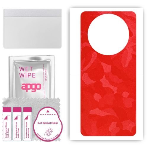 folia naklejka skórka strukturalna na TYŁ do Honor X40 GT Racing - Moro Camo Czerwony - apgo SKINS