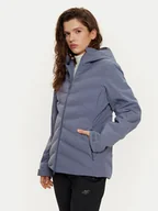 Kurtki narciarskie - 4F Kurtka narciarska 4FWAW24TTJAF591 Niebieski Slim Fit - miniaturka - grafika 1