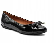 Baleriny - GEOX CHARLENE BALERINY DAMSKIE CZARNE 35 Ż_B - miniaturka - grafika 1