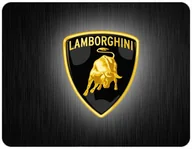 Podkładki pod mysz - PODKŁADKA POD MYSZKĘ LAMBORGHINI Z IMIENIEM 23x19CM DO LAPTOPA - miniaturka - grafika 1