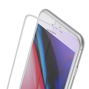 Baseus Full-screen szkło hartowane 3D Anti-Blue Light na cały ekran z osłoną na głośnik Apple iPhone 8 Plus / 7 Plus / 6S Plus / 6 Plus biały (SGAPIPH8P-WB02) - Szkła hartowane na telefon - miniaturka - grafika 2
