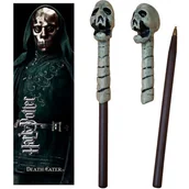 Figurki dla dzieci - VARITA BOLIGRAFO Y MARCAPAGINAS DEATH EATER SKULL HARRY POTTER - miniaturka - grafika 1