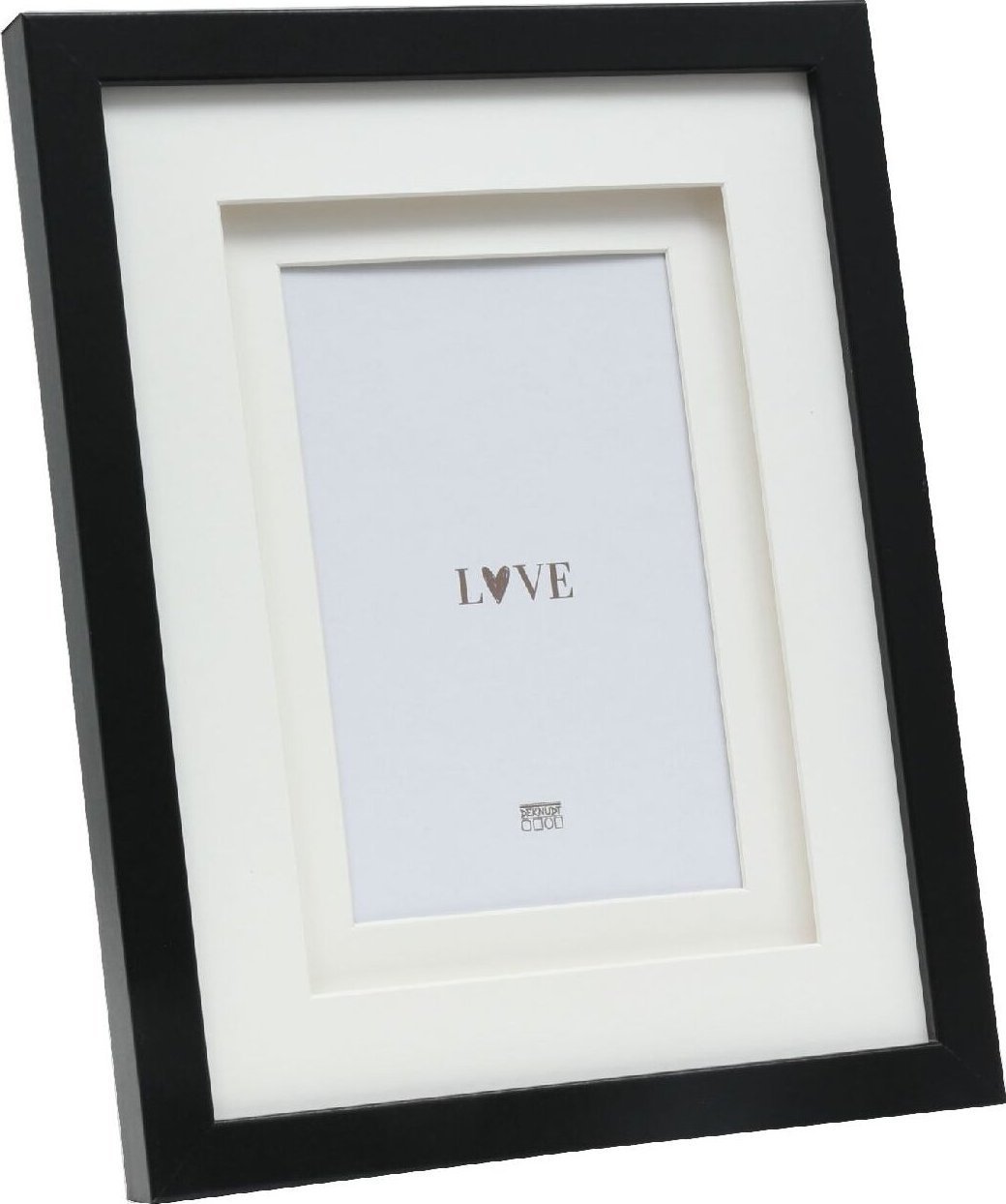Ramka Deknudt Deknudt S65KK2 black 15x20 Wood double Passepartout