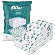 Pokrowce na ubrania - Sillar worek próżniowy zestaw 9 sztuk rozmiary: 40x60 60x80 70x100 - miniaturka - grafika 1