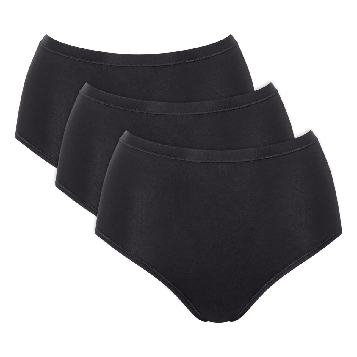 BAWEŁNIANE majtki Z WYSOKIM STANEM Sloggi GO Daily Cotton Highwaist 3P M