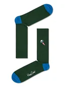 Skarpetki męskie - Happy Socks Skarpety w kolorze ciemnozielonym - miniaturka - grafika 1
