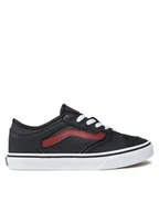 Buty dla dziewczynek - Vans Tenisówki Jn Rowley Classic VN000E525R31 Czarny - miniaturka - grafika 1